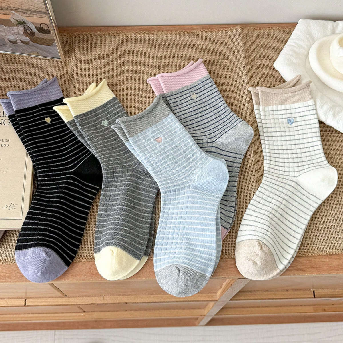 Women S Socks Color 1 Pair White Size Onesize