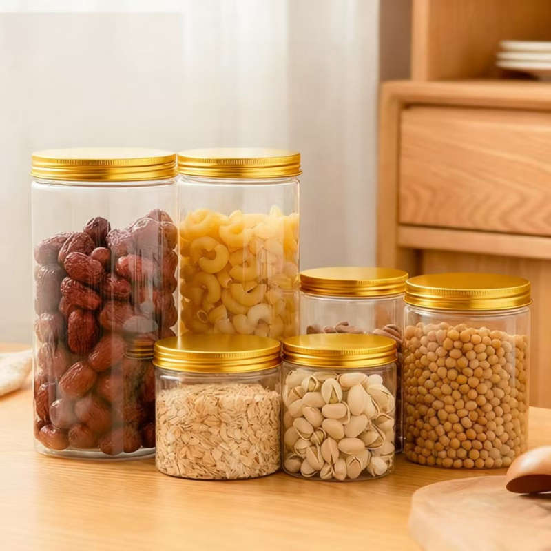 Sealed Jar Color Golden Screwon Cap2Pcs