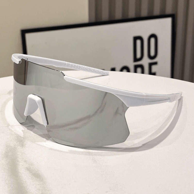 Cycling Glasses Color 2Pcs White Blue Mercury Black Silvery Mercury 2Pairs