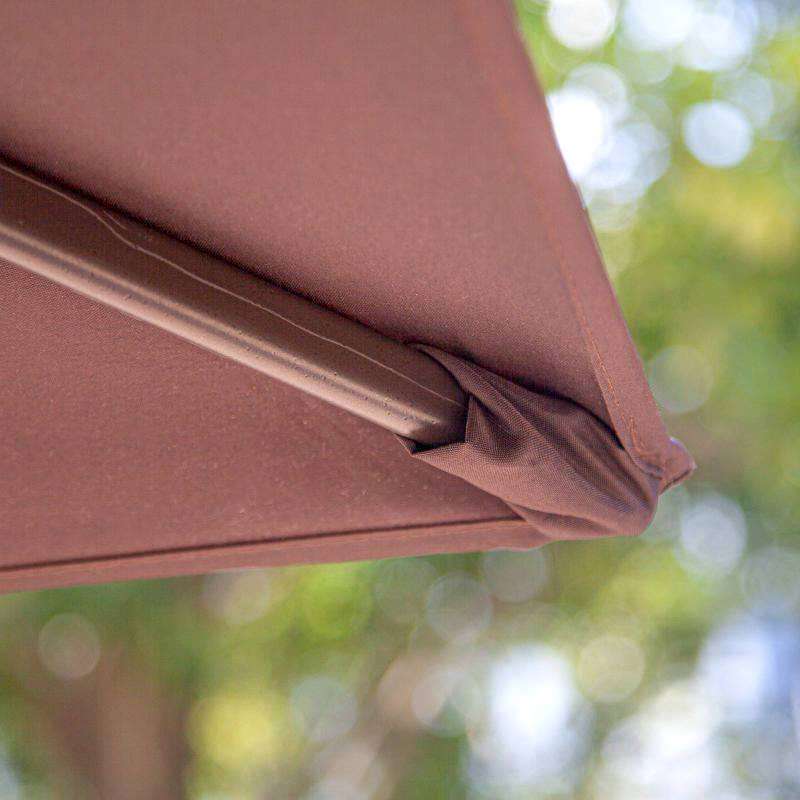 Sun Umbrella Color Brown Without Base Size2.5X2.5