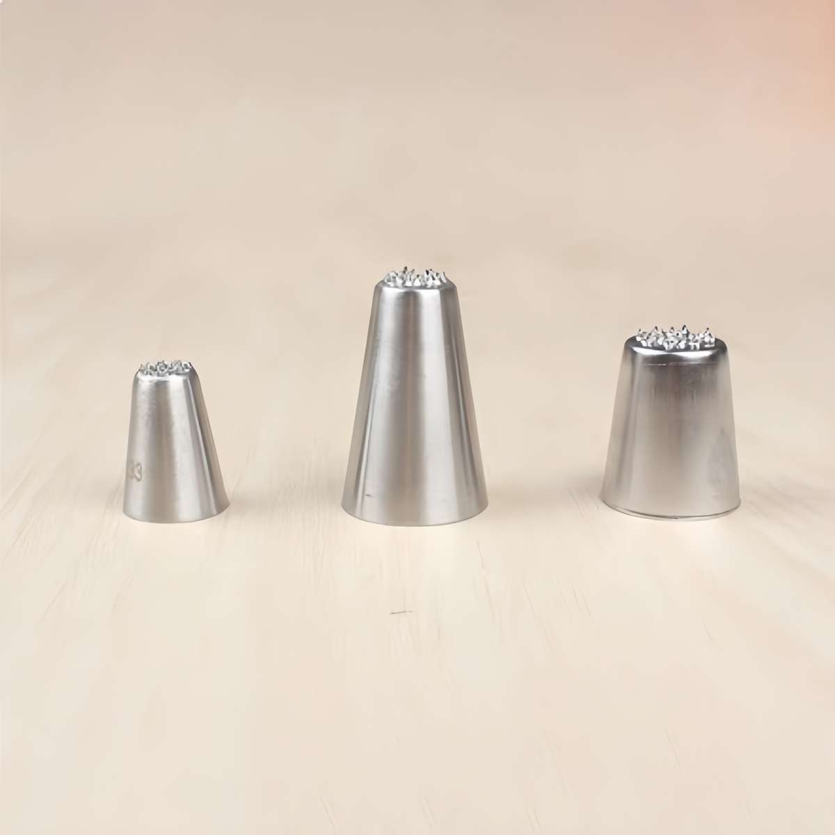 Piping Nozzle Items 3Pcs Cream Decorative Nozzle