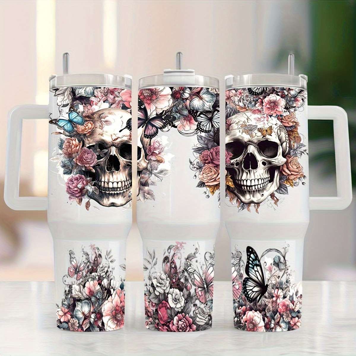 Water Cup Color Skull