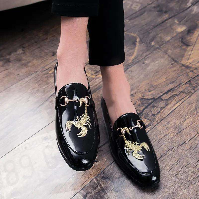 Mens Leather Shoes Color Black Sizeuk 7