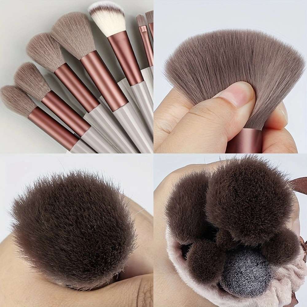 Makeup Brush Set Color Brown Obb