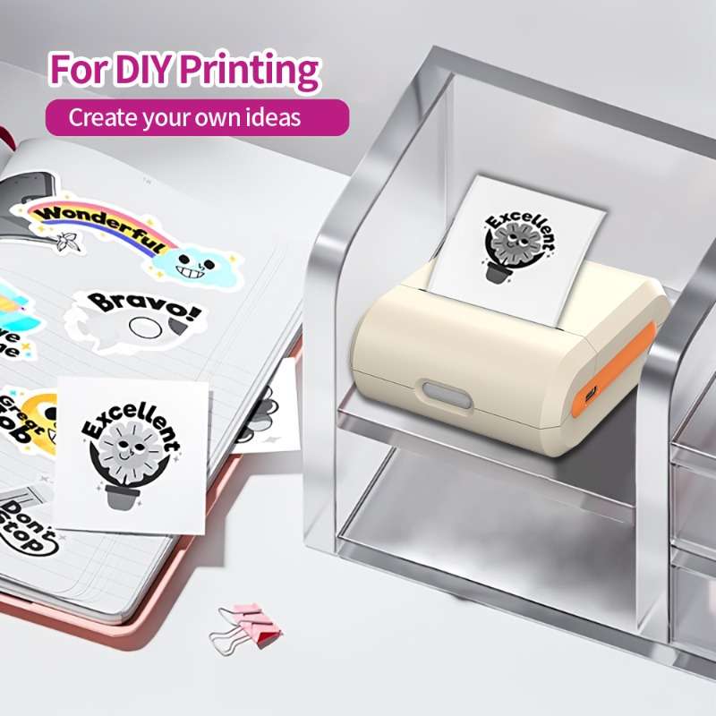 Printer Color Off White Machine Size 9.5X8.5Cm