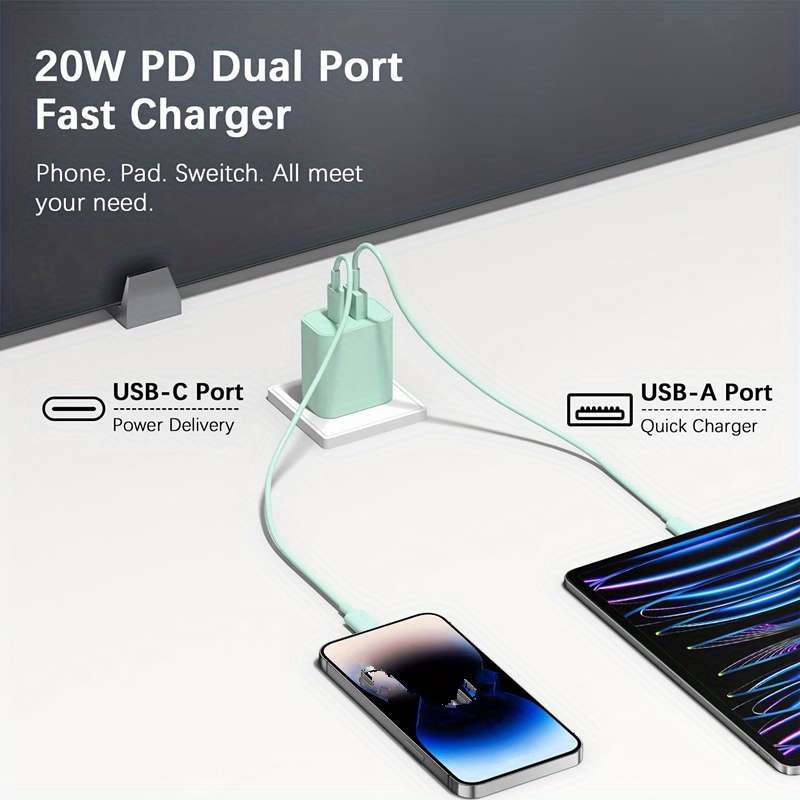 Charger Color Green Charger  Add 1M Cable