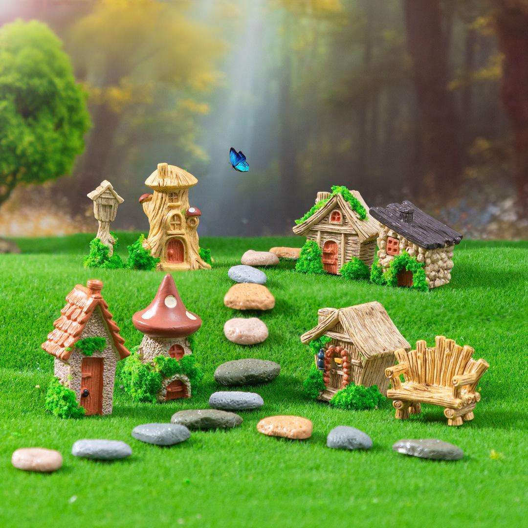Material Miniature Set Accessories Decor