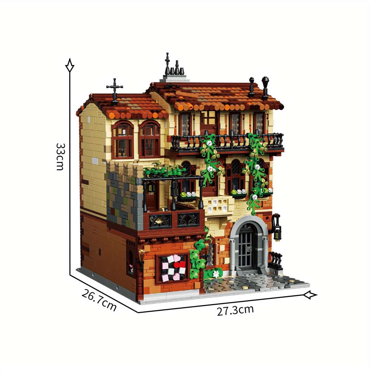 3D Building Model Puzzle Set Model Zybl 36002