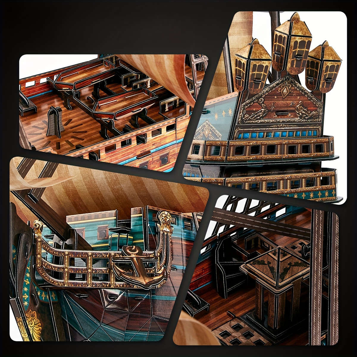 3D Jigsaw Puzzle Model Ship