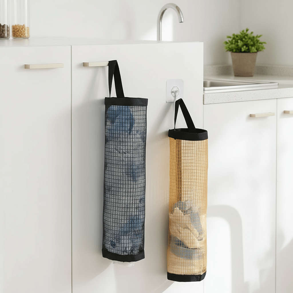 Trash Bag3Piece Set 1 Storage Bag2 Hooks