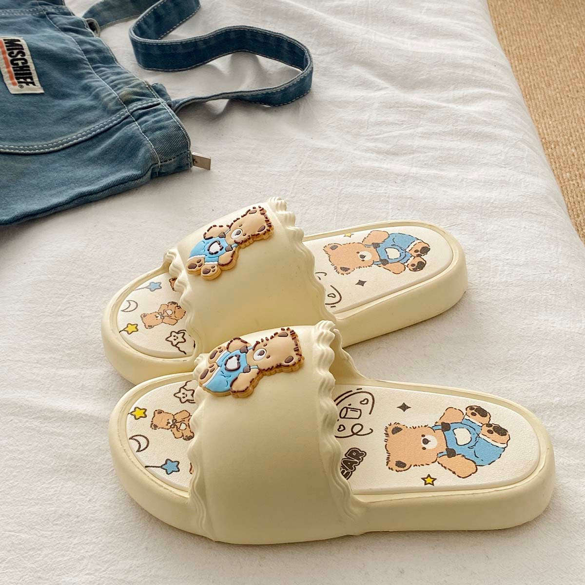 Sandals Color Yellow Size Uk 2.5 3