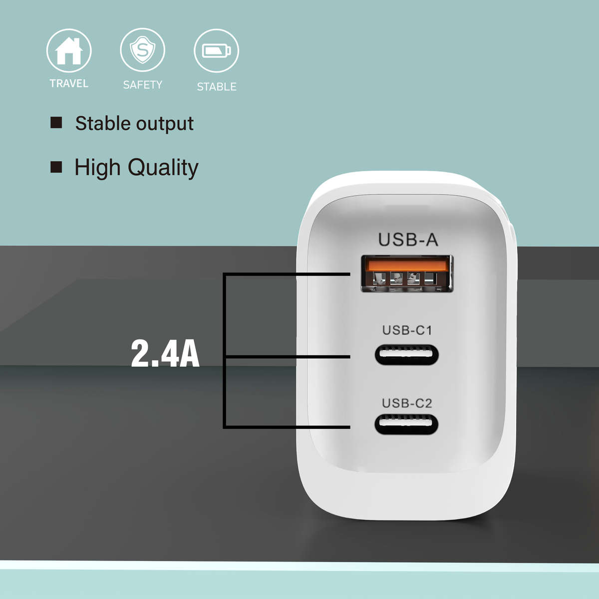 Charger Color White