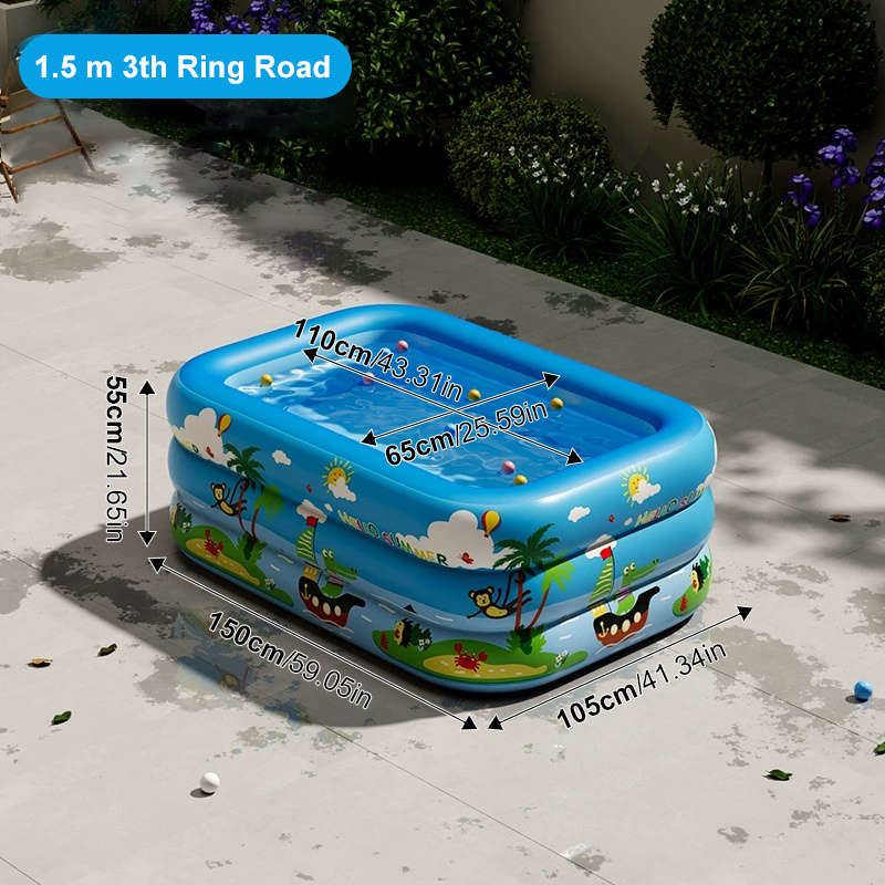 Swimming Pool Size 3Layer Printing210Cm