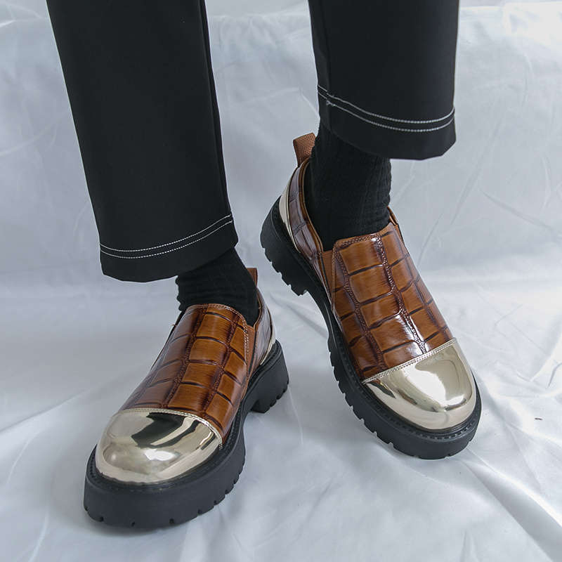 Mens Leather Shoes Color Black Sizeuk 8.5