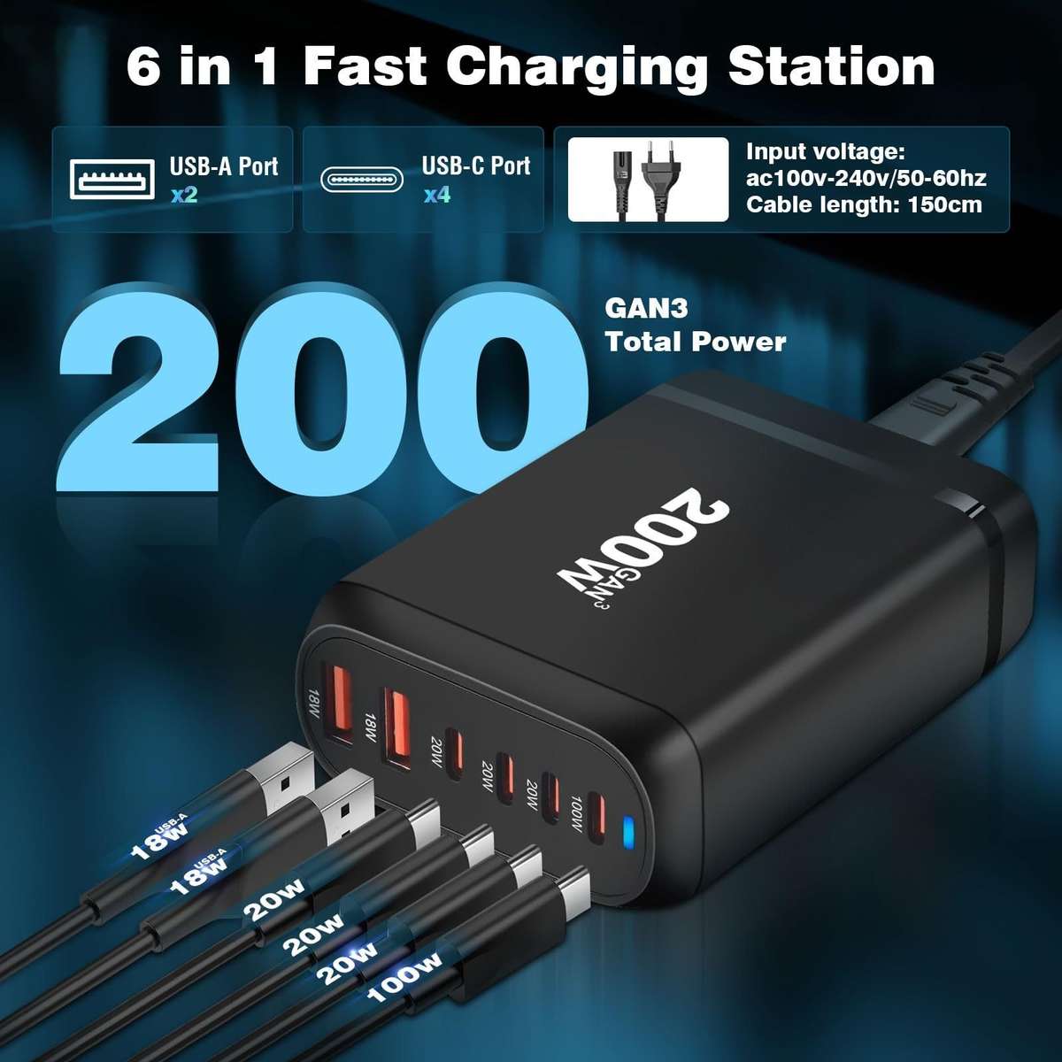 Charger Color Black