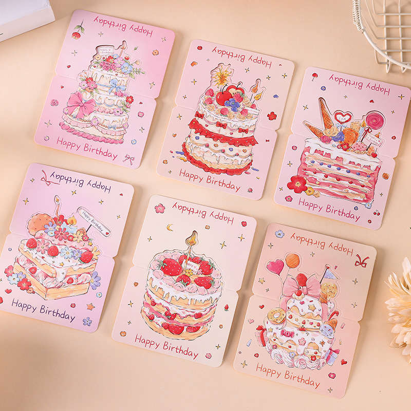 Greeting Cards Color Style5 Size 10Pcs