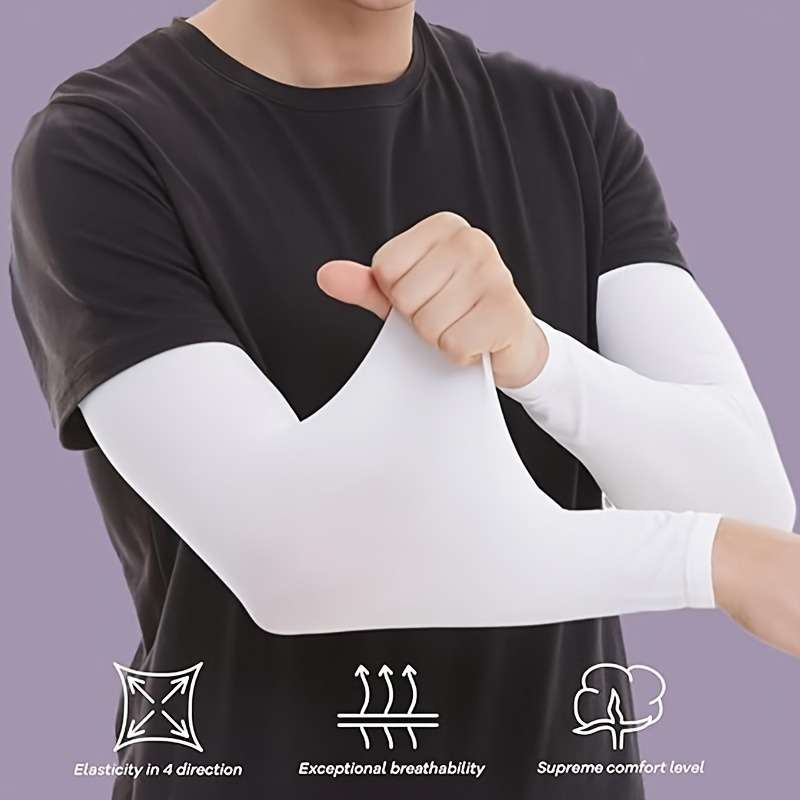 Sunscreen Sleeves Color White 10Pcs