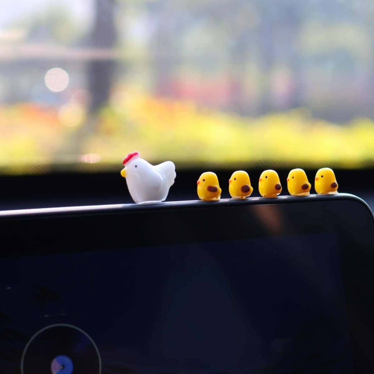 Car Interior Decor Items Old Hen  Add  5 Chicks