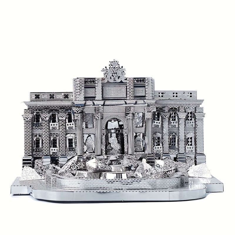 3D Building Model Puzzle Set Color Color