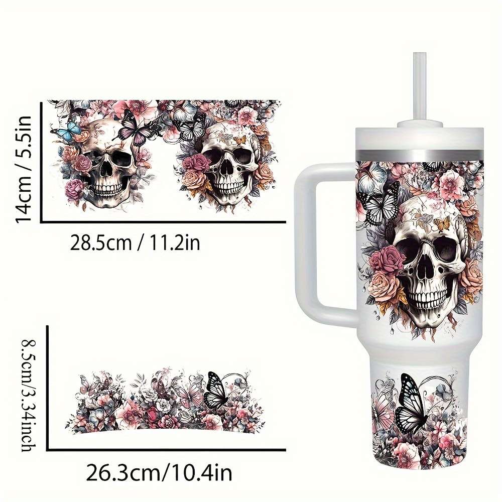 Water Cup Color Skull