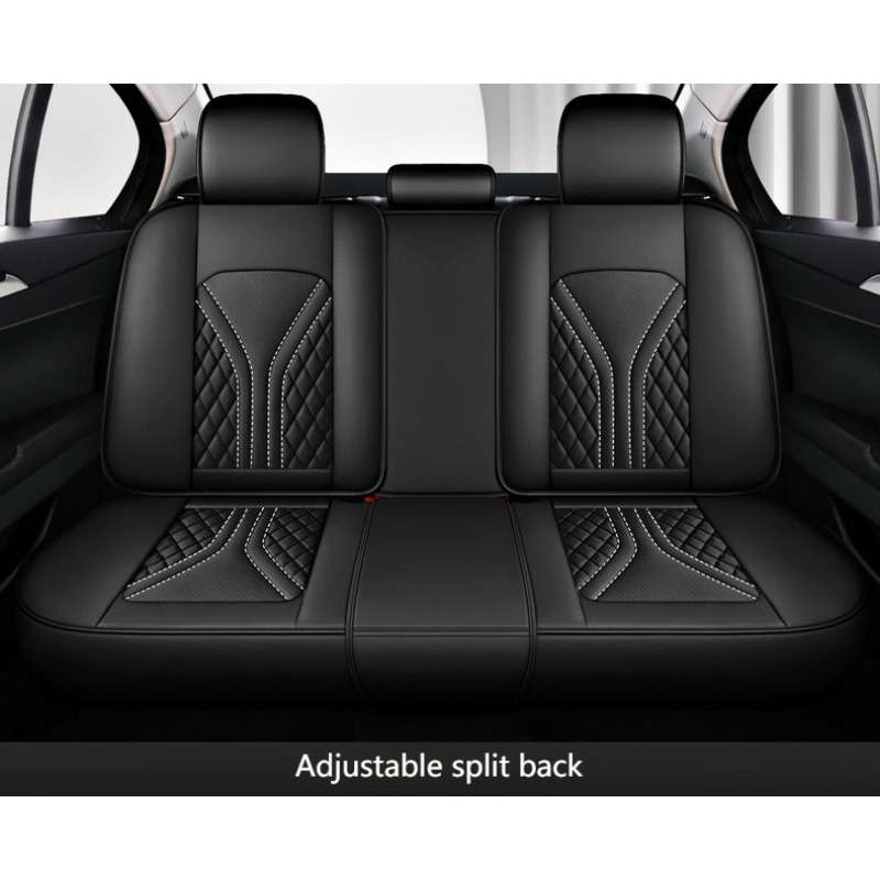 Car Seat Cushion 5Pcs Mystery Black