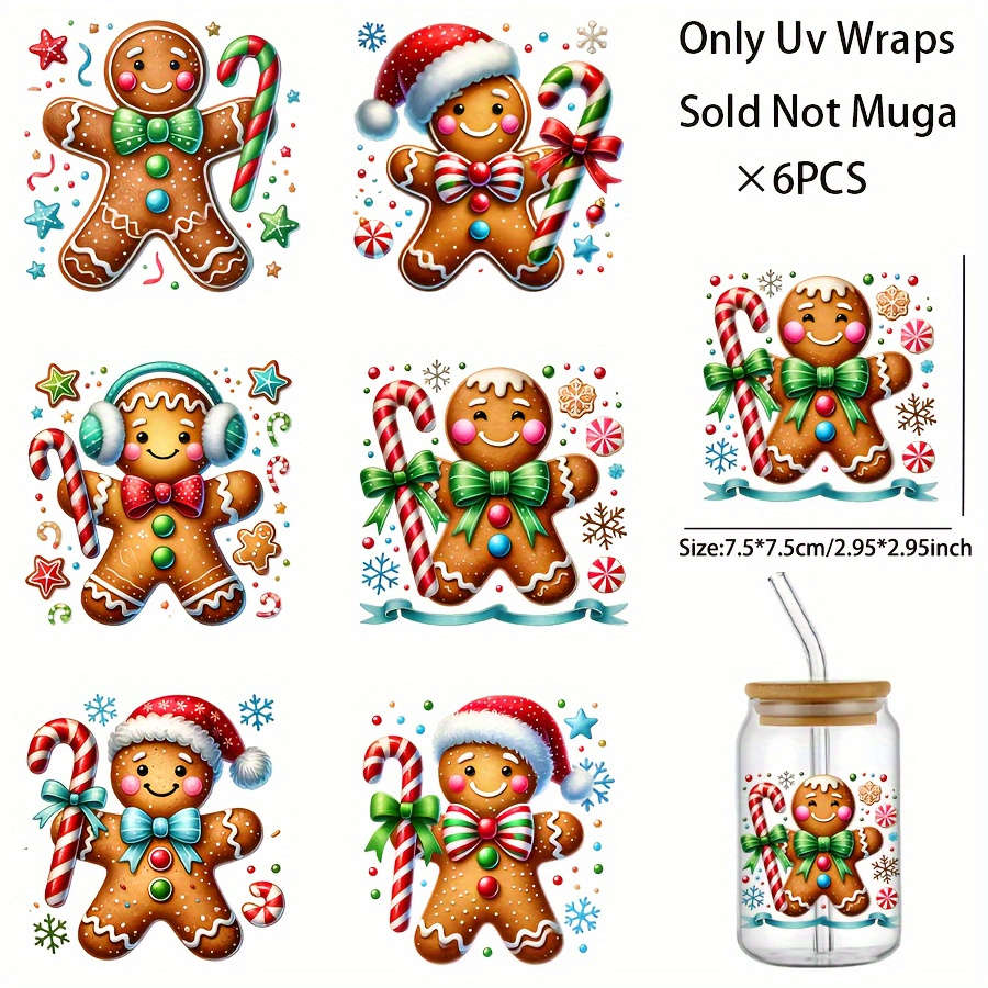 Christmas Decorations Color 6 Pieces