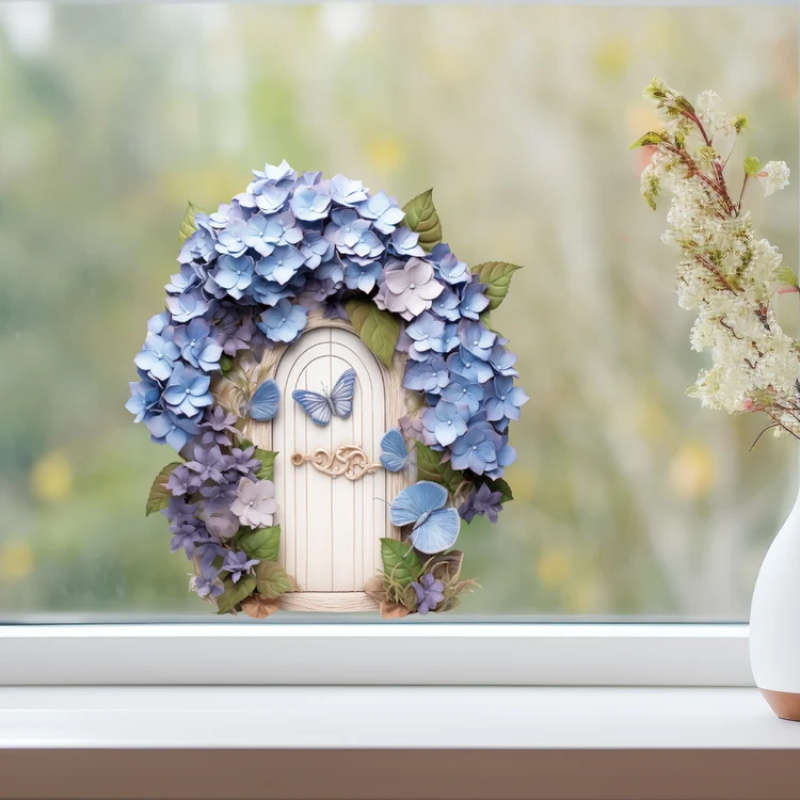 6Pcs Use Design Paper Single Decal Garden