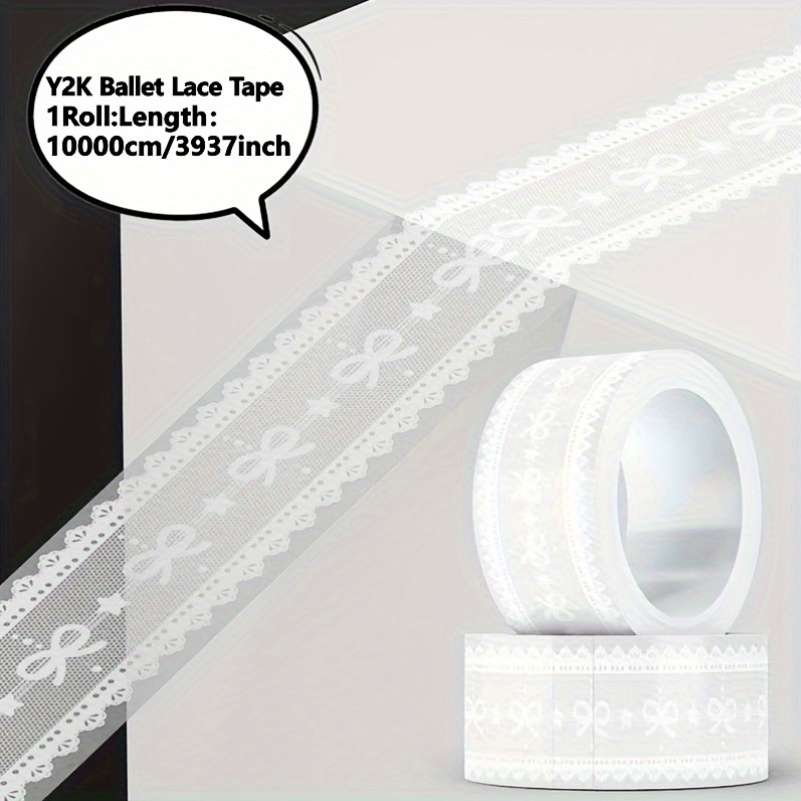 Adhesive Tape Color White Lace Quantity1 Roll
