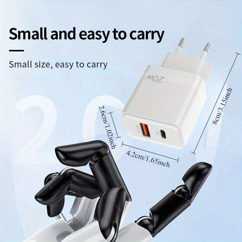 Charger Items 20W Whitea Add C Add 1M Cable