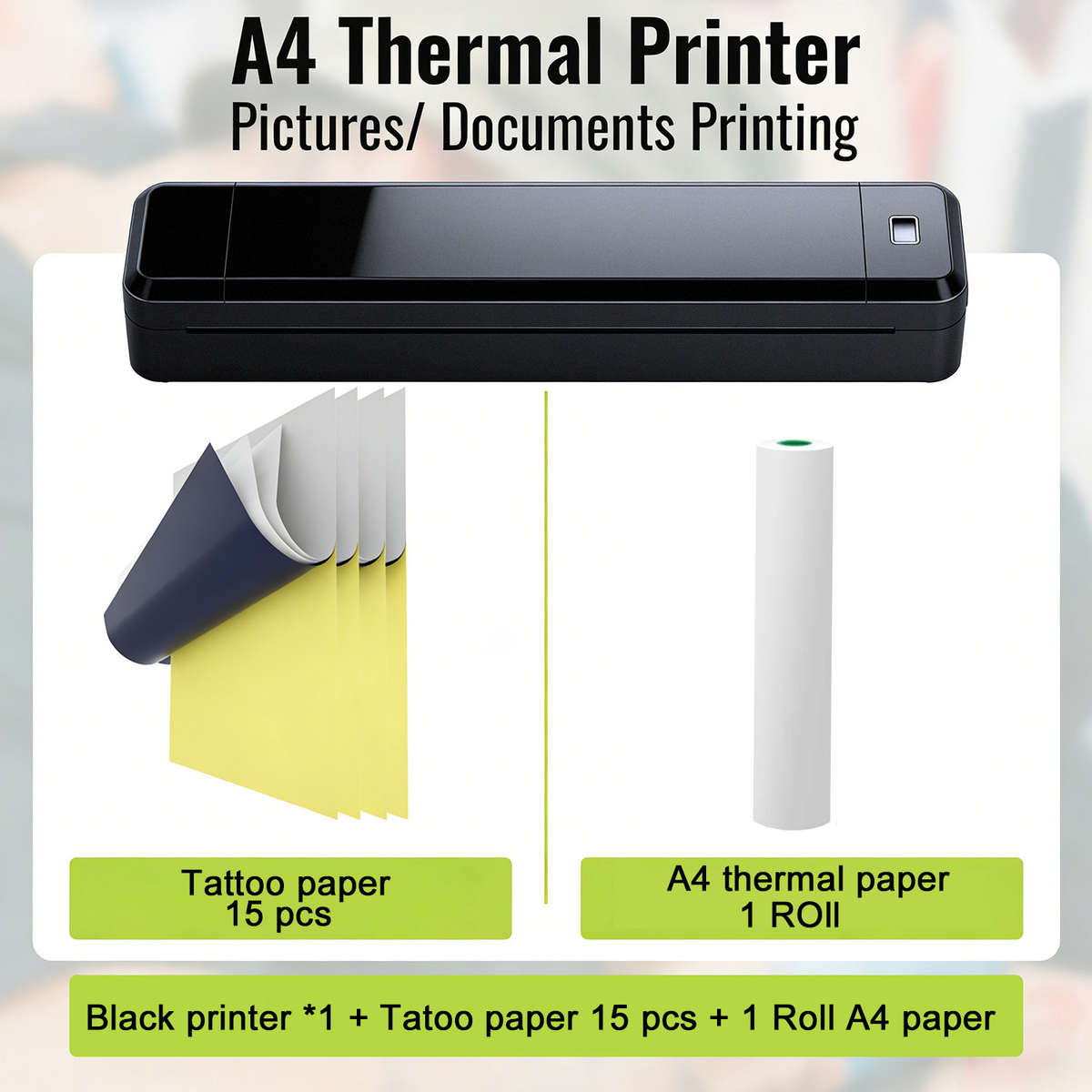 Printer Color White Machine Package