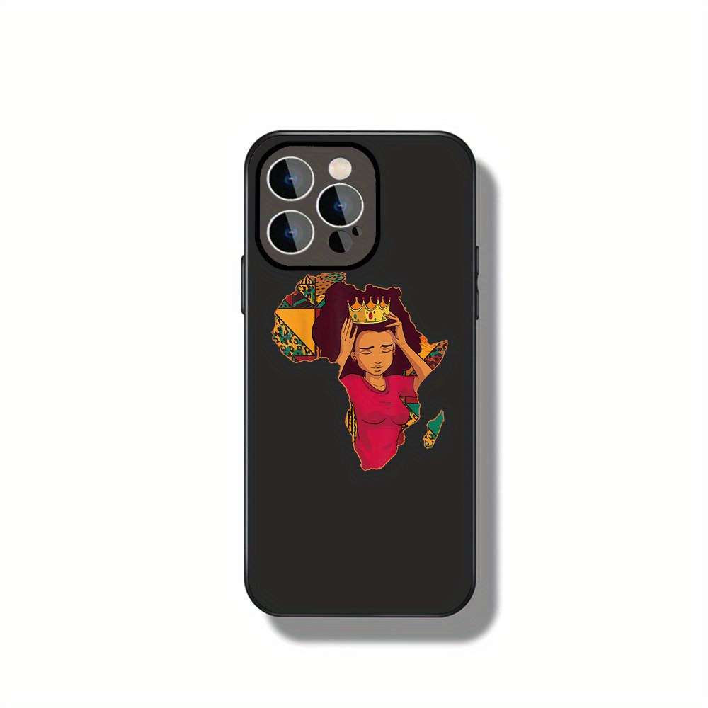 1Pc Black For iPhone 16 Plus African Pride Phone Case