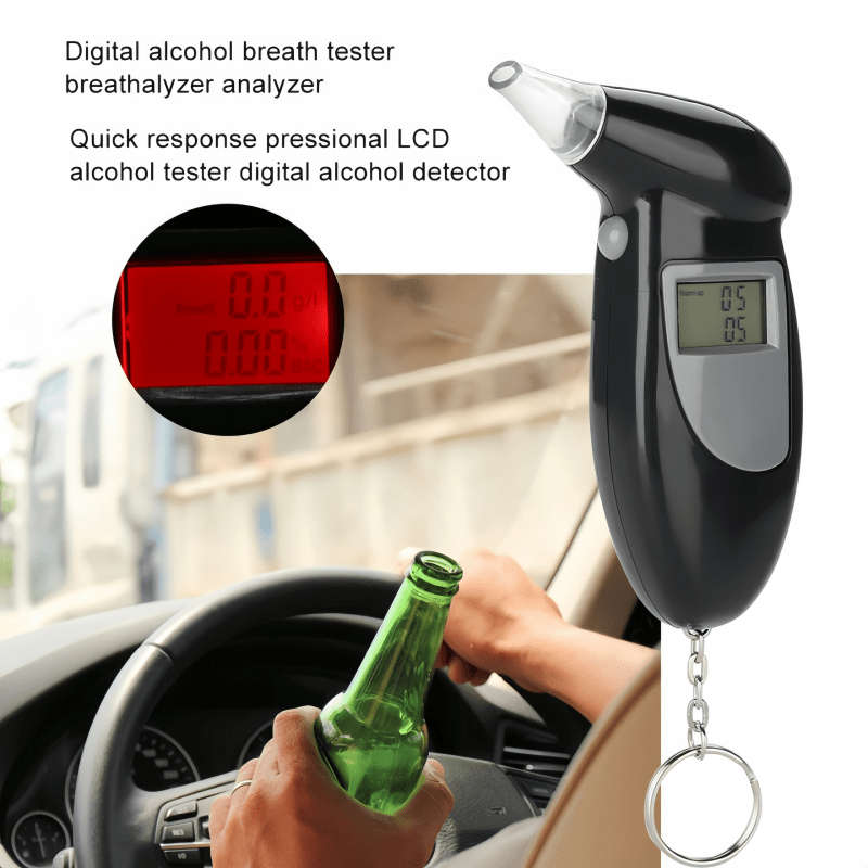 Alcohol Detector Model Black Version Includes 5 Nozzles Applicable