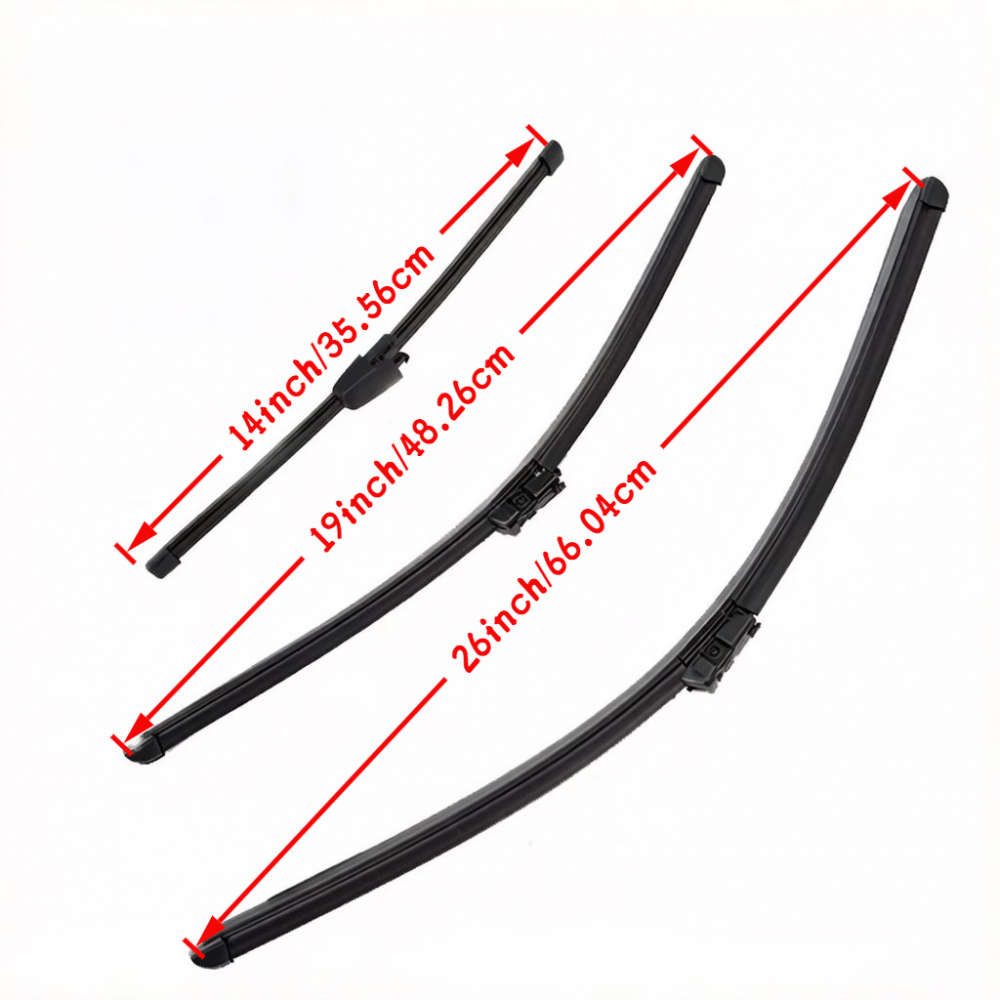 Windshield Wipers Quantity 3Pcs