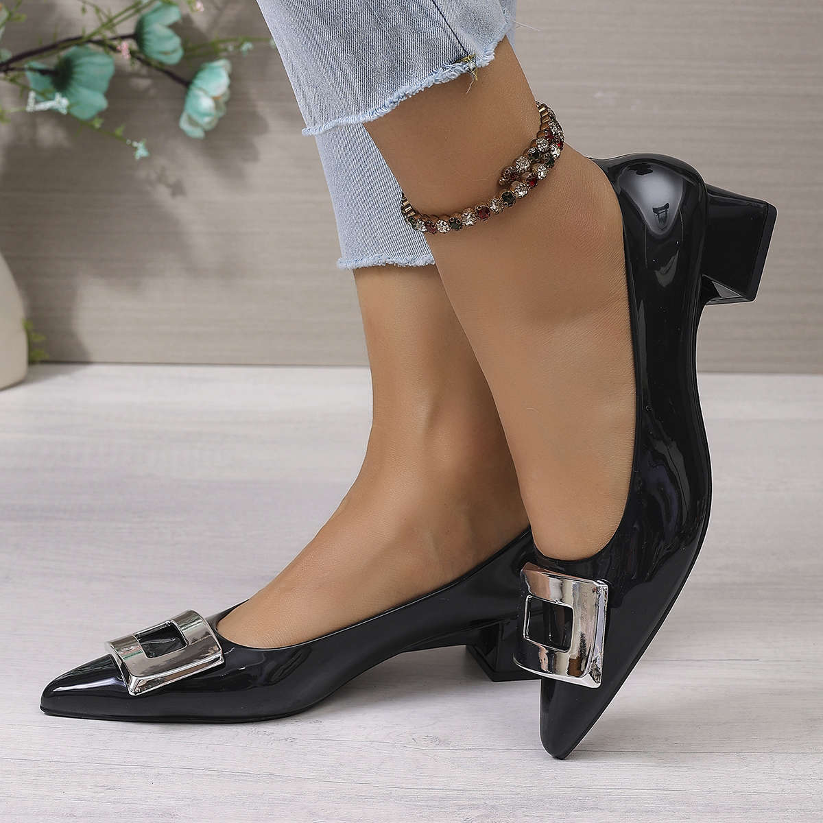 Women S High Heels Color Black Sizeuk 5