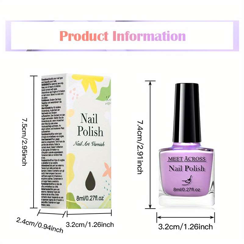 Nail Polish Color 6Pcsset 5