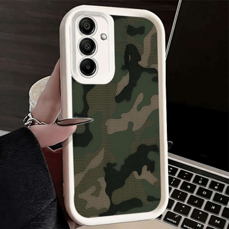 Phone Case White Compatible Model Galaxy A7 2018