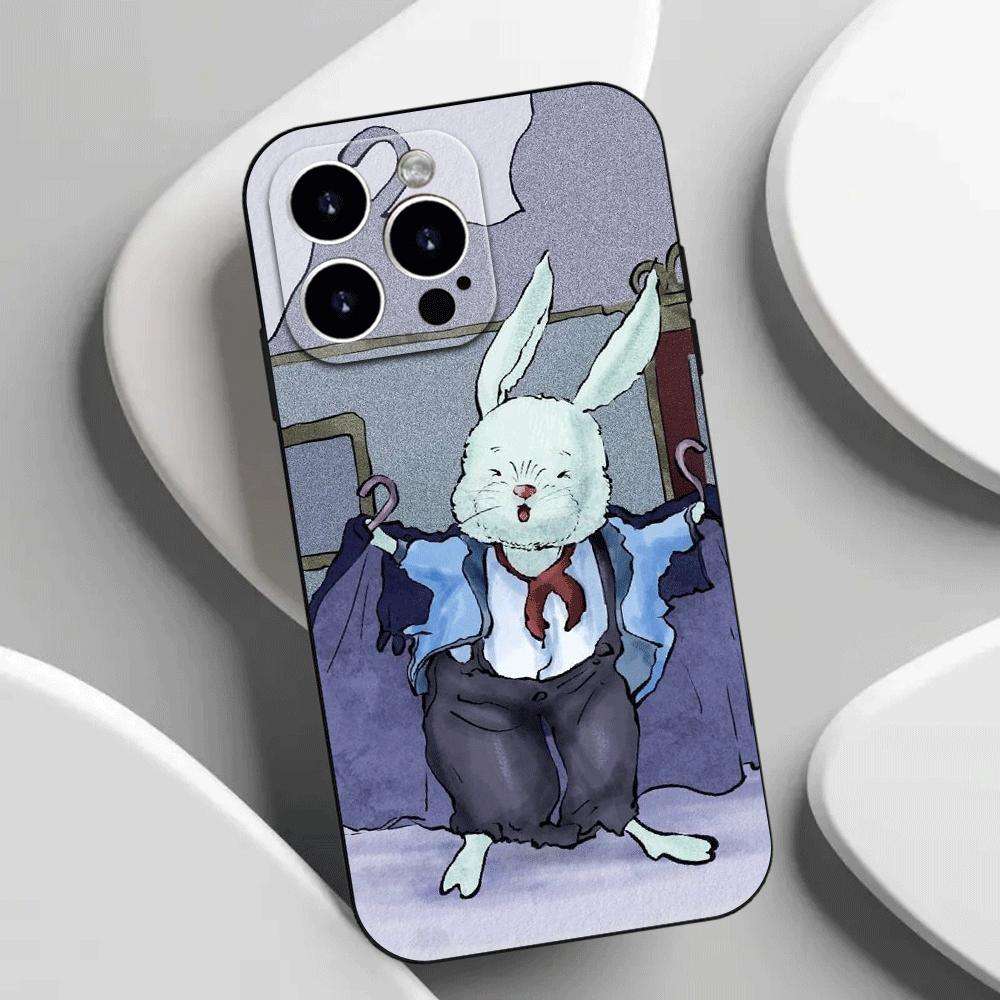 1Pc Black For iPhone 16 Plus TPU Flexible Design Phone Case