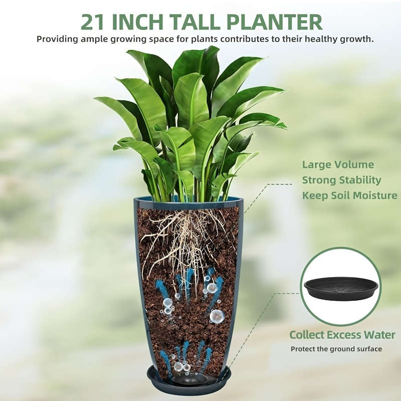Flowerpot Color Golden2Pcs