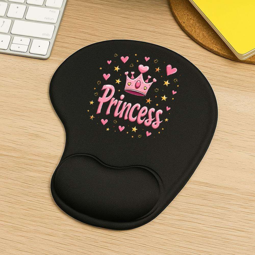 Versatile Stable Cute Princess Themed Mouse Desk For Graphic Designers Pink
