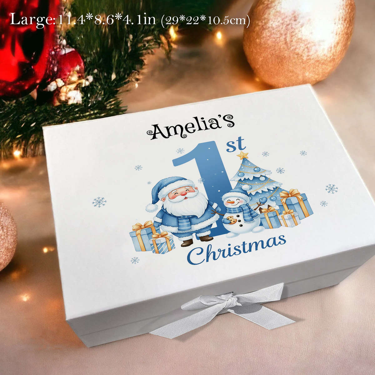 Christmas Gift Boxes Color White Gift Box Size Small