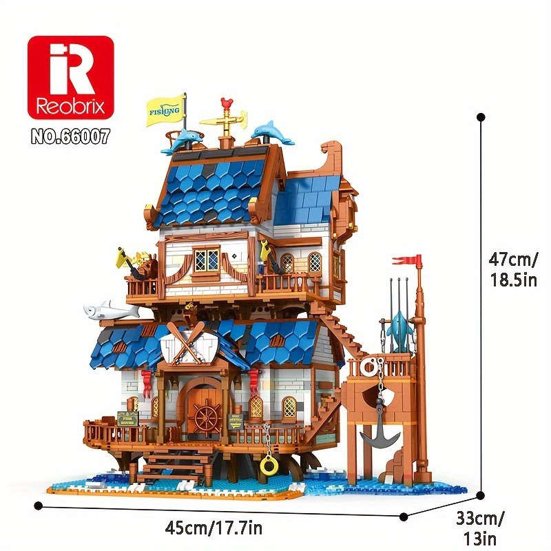 3D Building Model Puzzle Set Model Zz 66007