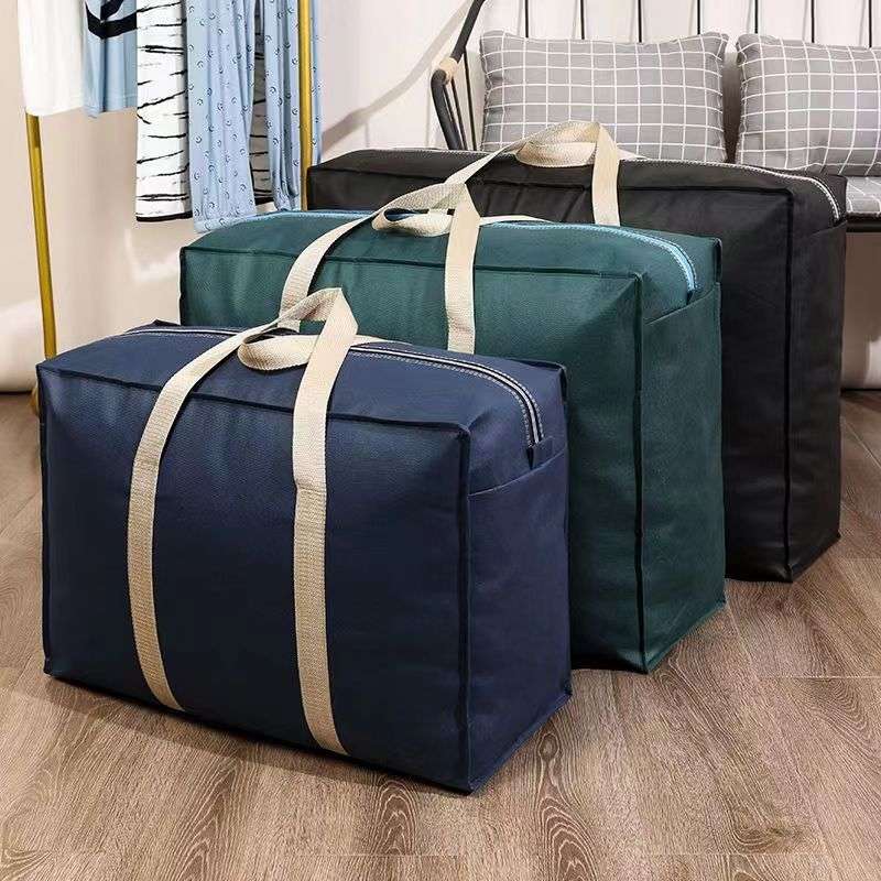 2Pcs Thick Hand Held Organizer Tote Tote Black Size L 2 Pcs