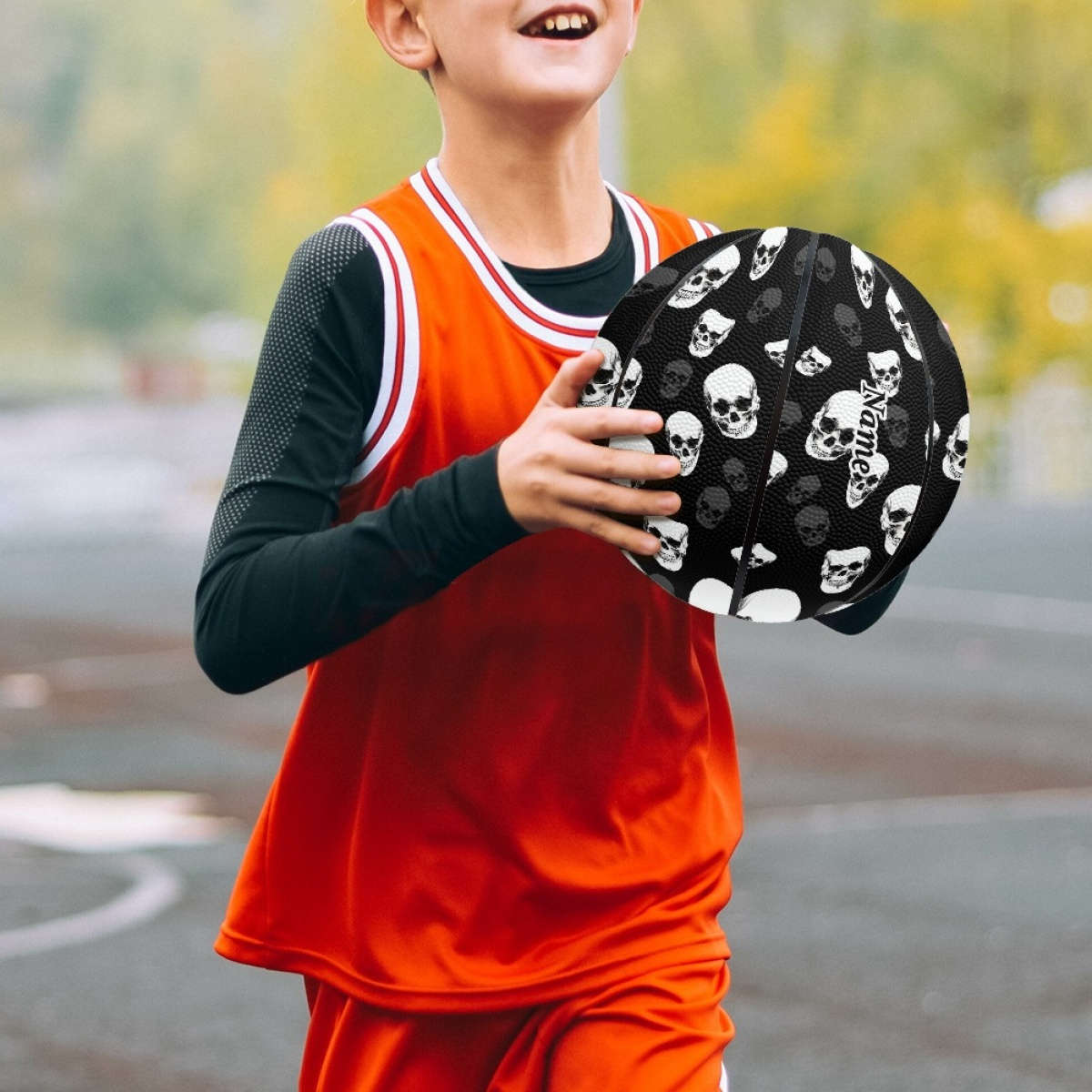 Basketball Size  Circumference In Inches Size 17.7874.93Cm Styleskeleton 1