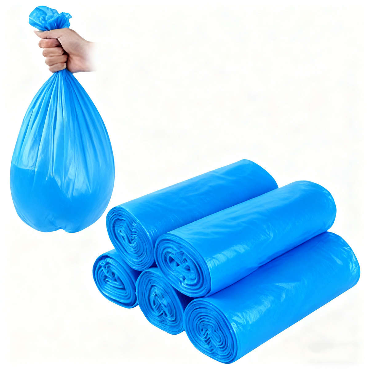 5 Rolls Of 100 Trash Bags