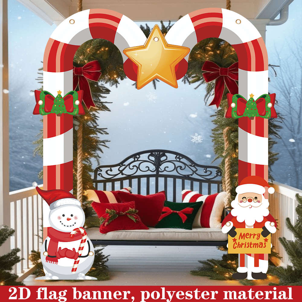 Christmas Decorations Size 180Cmx200Cm 70.8Inx78.7In Material Polyester