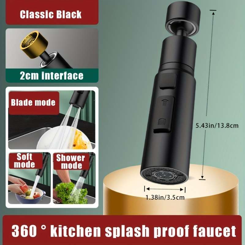 Black Kitchen Faucet