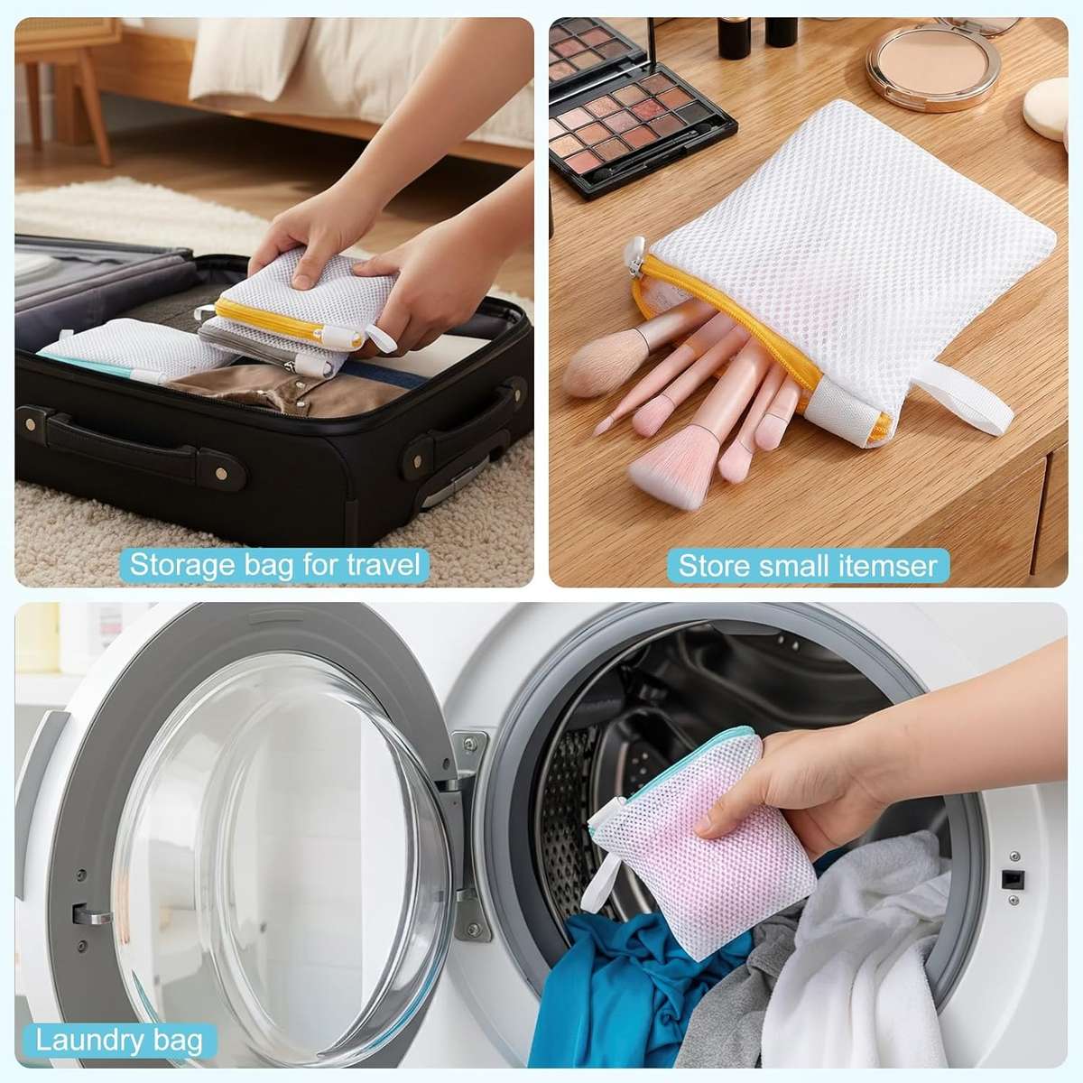 Laundry Bags Quantity 6Pcs