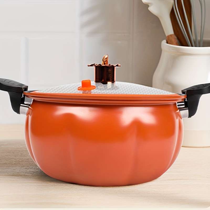 2-Piece Pumpkin-Shaped Aluminum Cookware Set