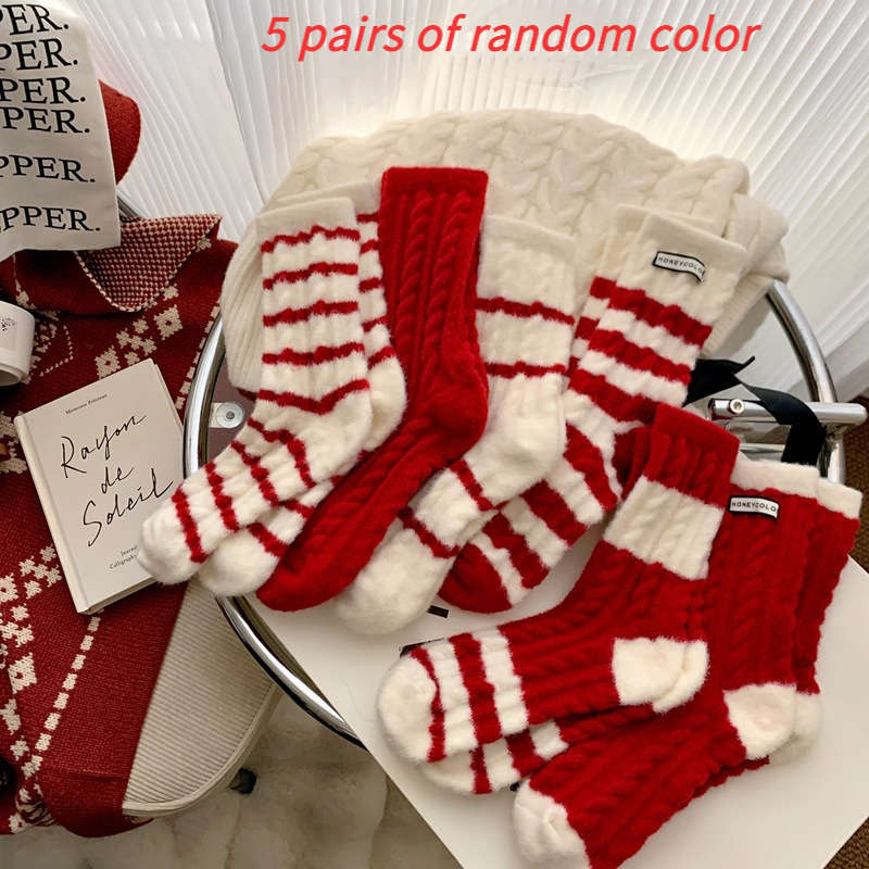 Women S Socks Color 5 Pairs To Mix And Match Size Onesize