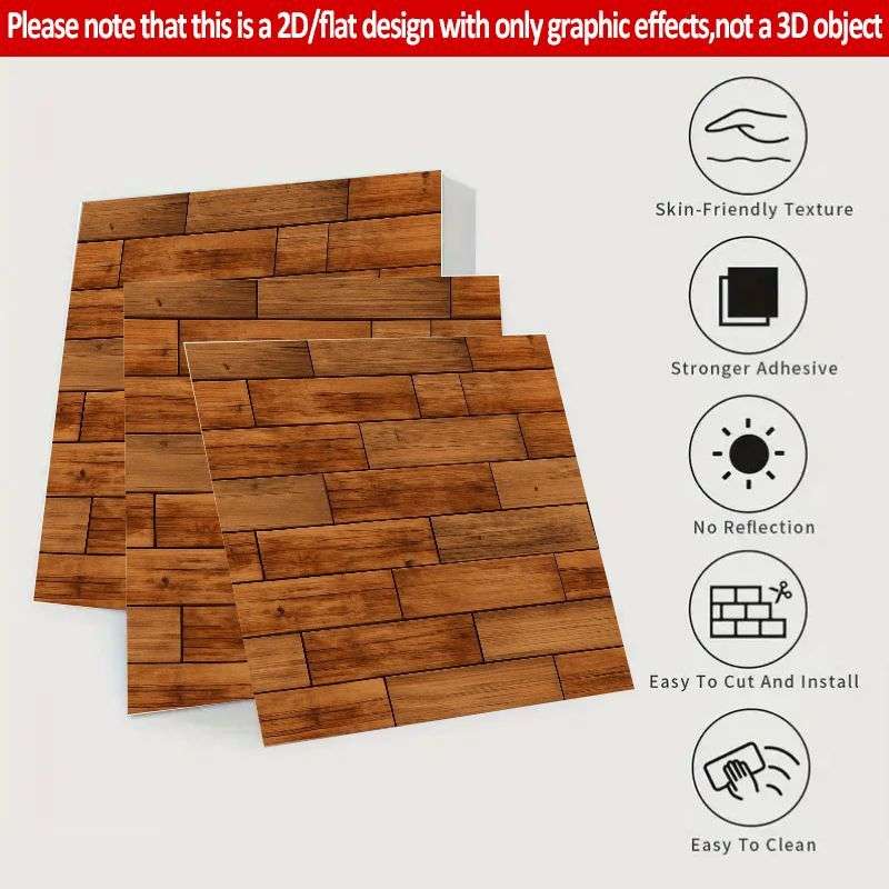 Self Adhesive Floor Stickers 9Pcs